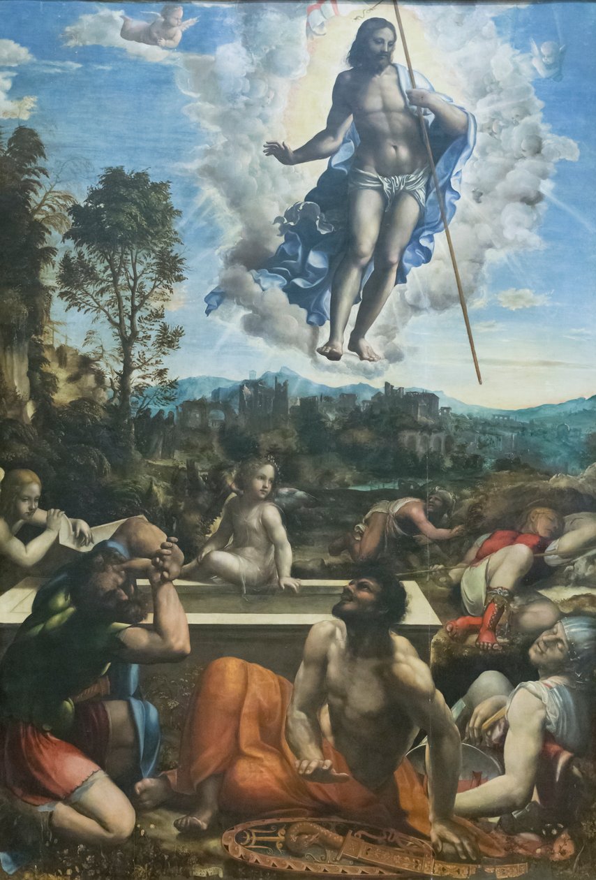 Verrijzenis van Christus door Giovanni Antonio Bazzi Sodoma