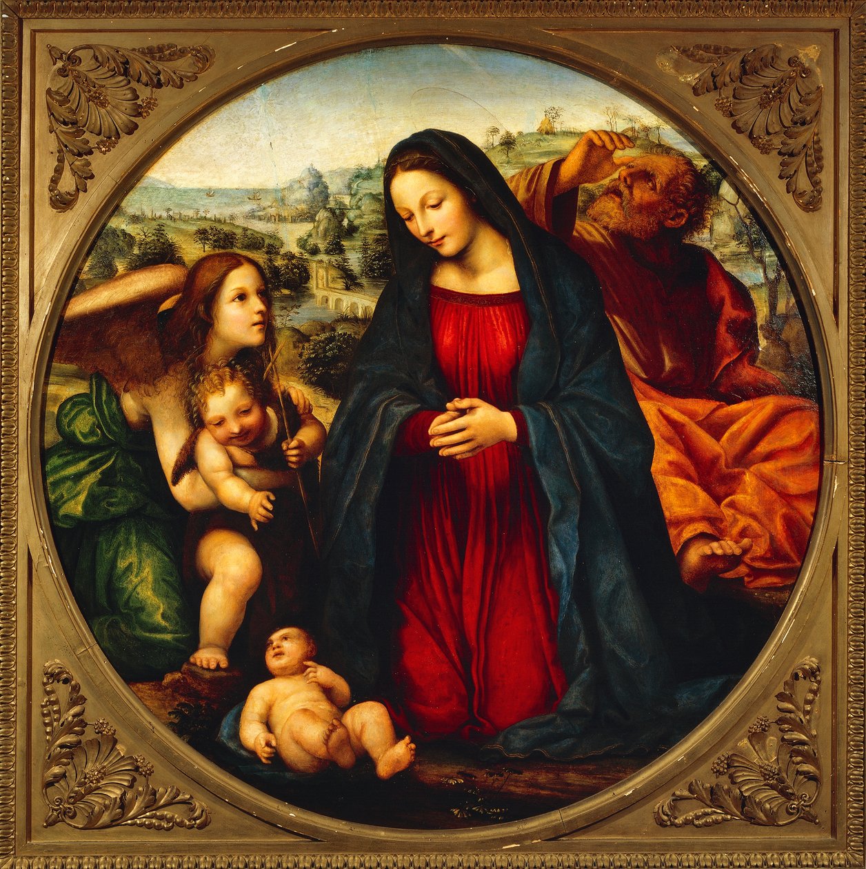 De Heilige Familie door Giovanni Antonio Bazzi, bekend als Sodoma door Giovanni Antonio Bazzi Sodoma