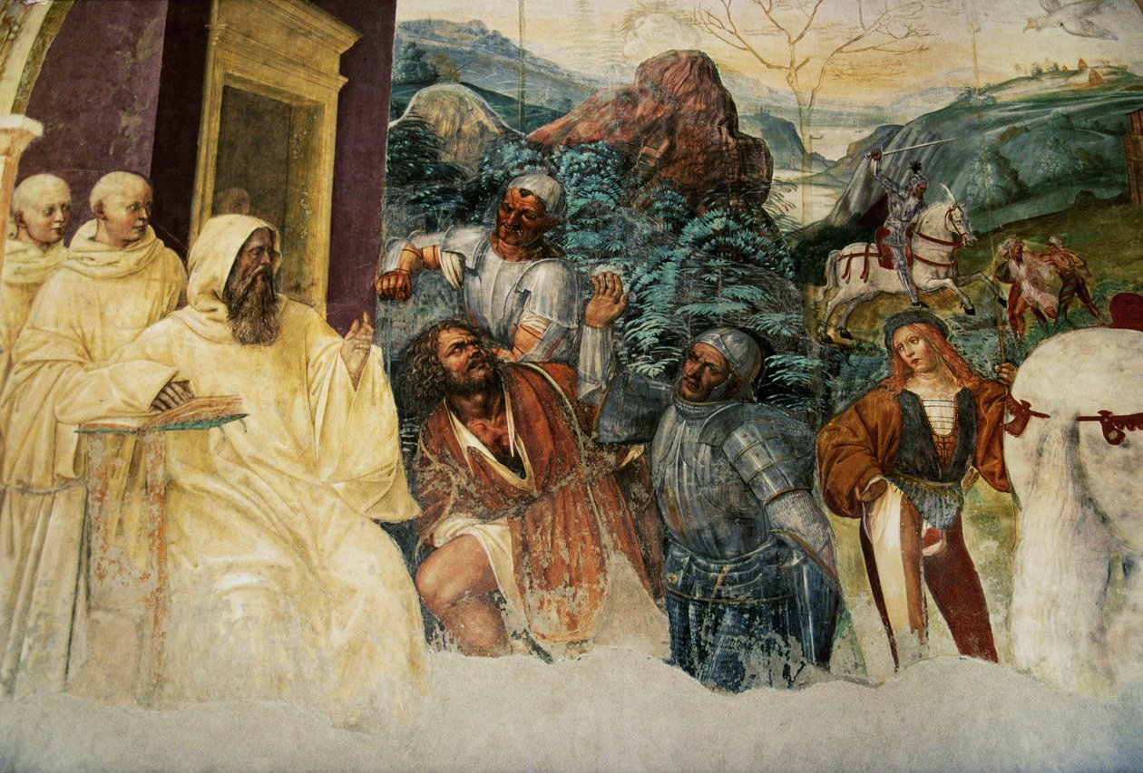 Vita van de heilige Benedictus da Nurcia door Giovanni Antonio Bazzi Sodoma