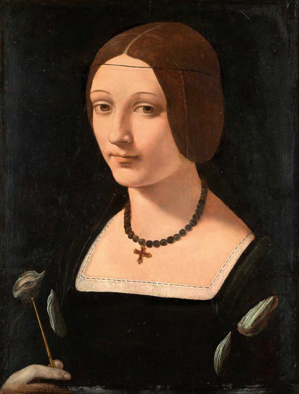 Portret van een dame












 als St Lucy door Giovanni Antonio Boltraffio