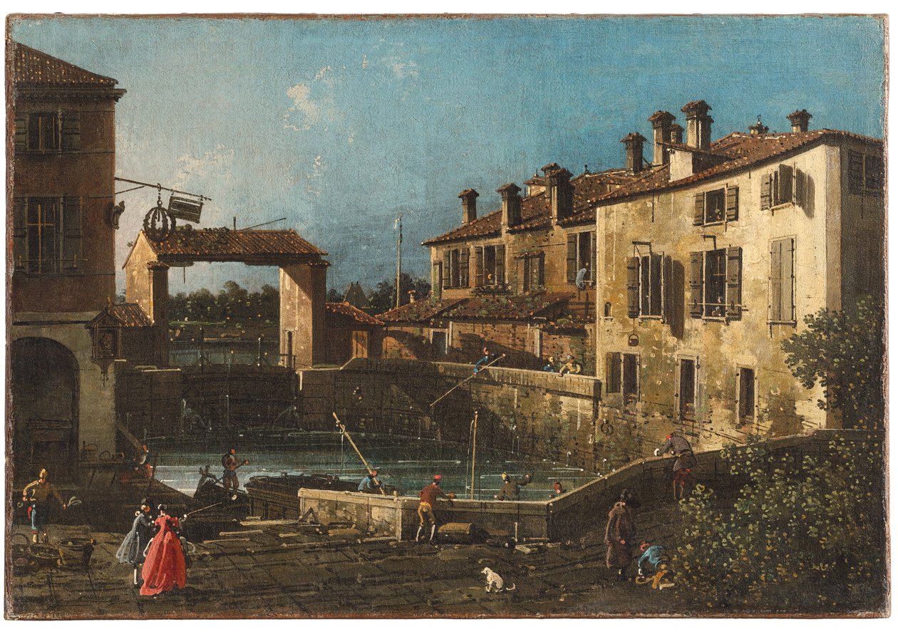 Dolo, aan de Brenta door Giovanni Antonio Canal