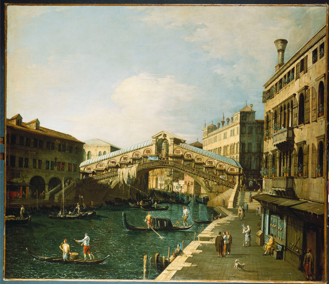 Het Grote Kanaal, Venetië door Giovanni Antonio Canal