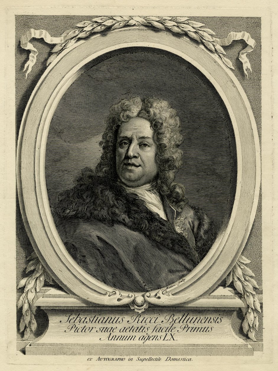 (Giovanni) Antonio Faldoni - Sebastianus Ricci Bellunensis, 1868,0808.2521, 1720-1770 (circa) door Giovanni Antonio Faldoni