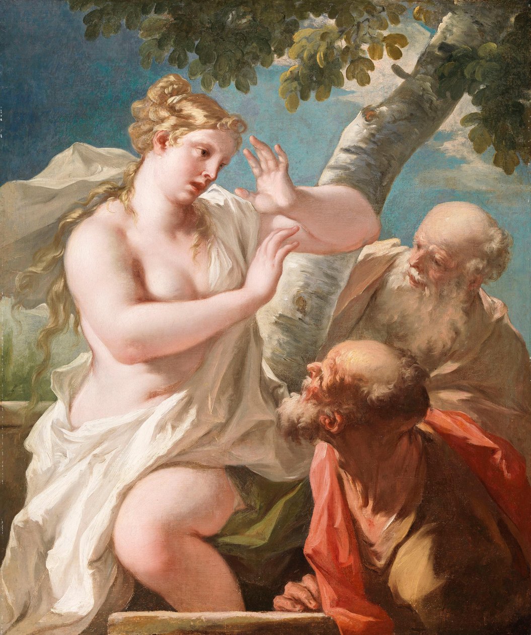 Susanna en de ouderlingen door Giovanni Antonio Pellegrini