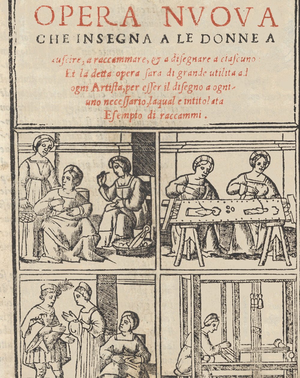 Essempio di recammi, 1530 door Giovanni Antonio Tagliente