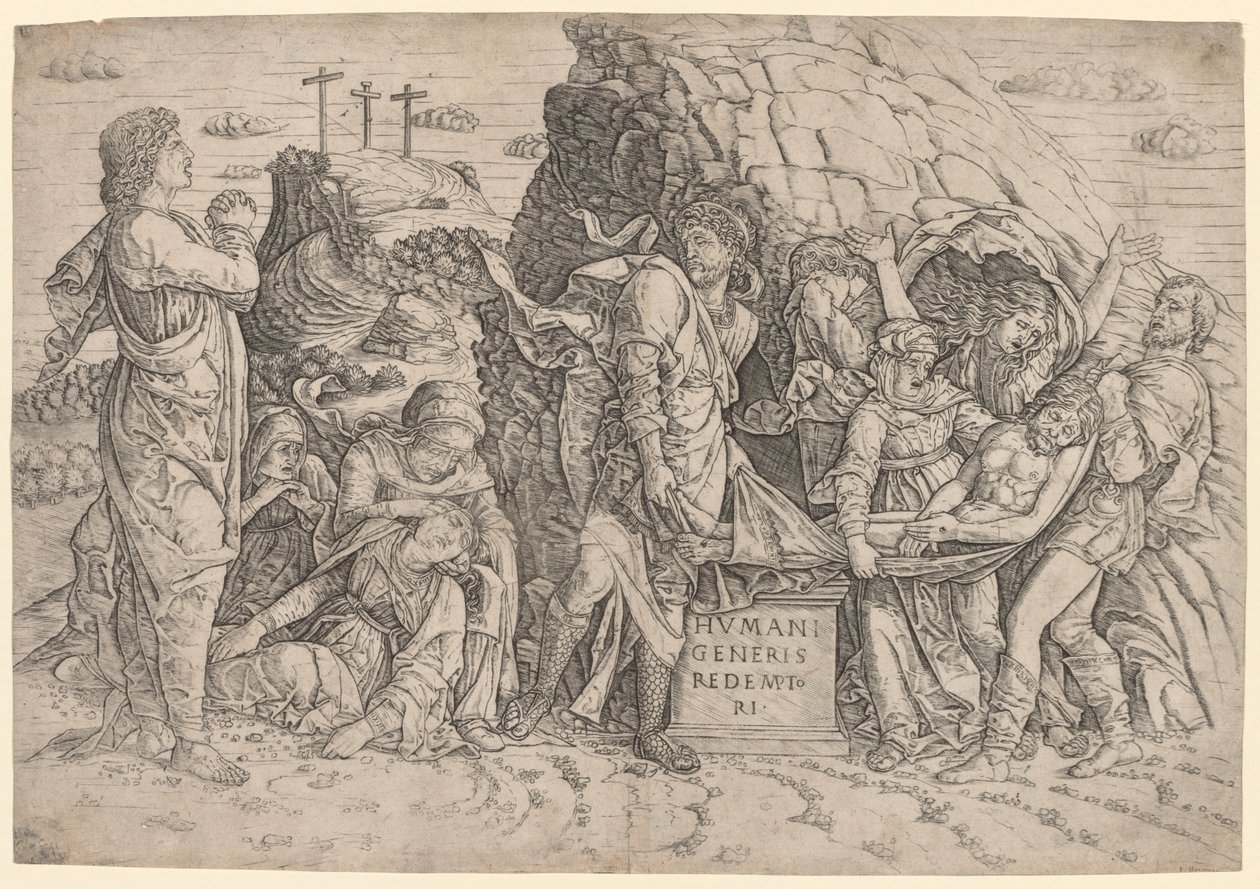 Graflegging, ca. 1509 door Giovanni Antonio da Brescia