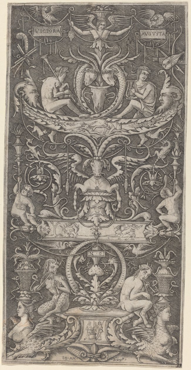 Ornamenteel Paneel met Opschrift 