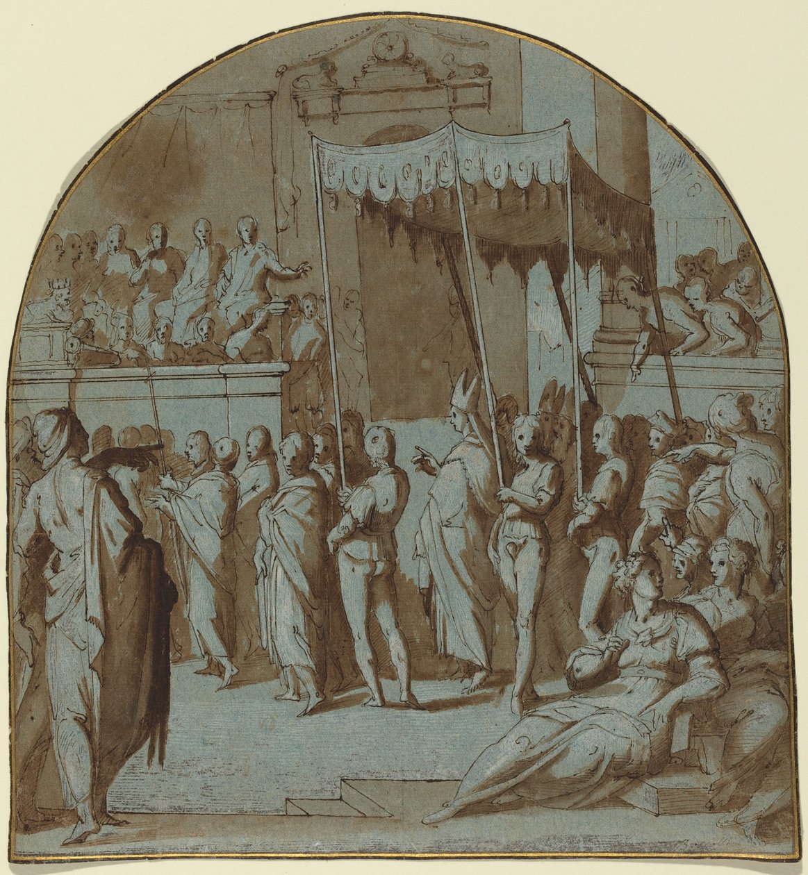 De intocht van Sint Antoninus in Florence door Giovanni Balducci