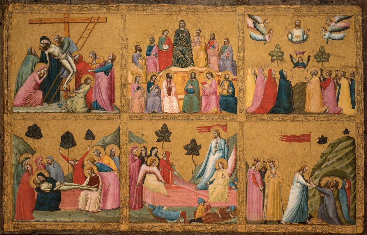 Italiaans: Storie della Passione di Cristo Episoden van het lijden van Christus door Giovanni Baronzio