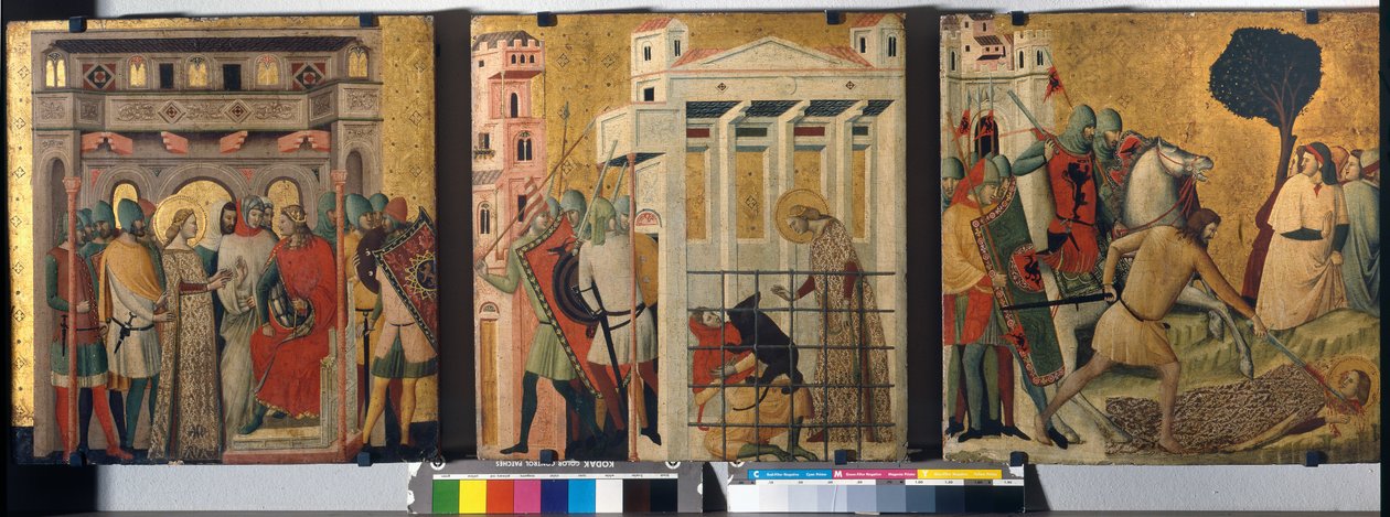 Verhalen van Sint Columba door Giovanni Baronzio da Rimini