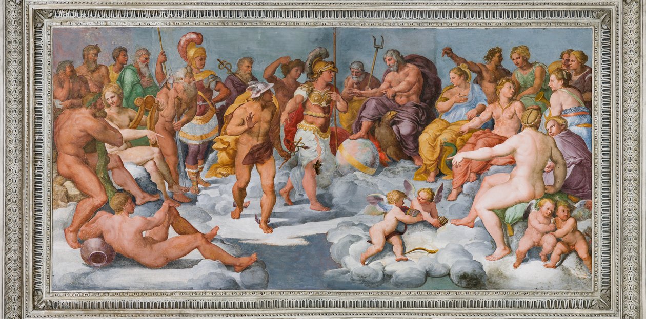 De vergadering van de goden, c.1560 door Giovanni Battista Castello