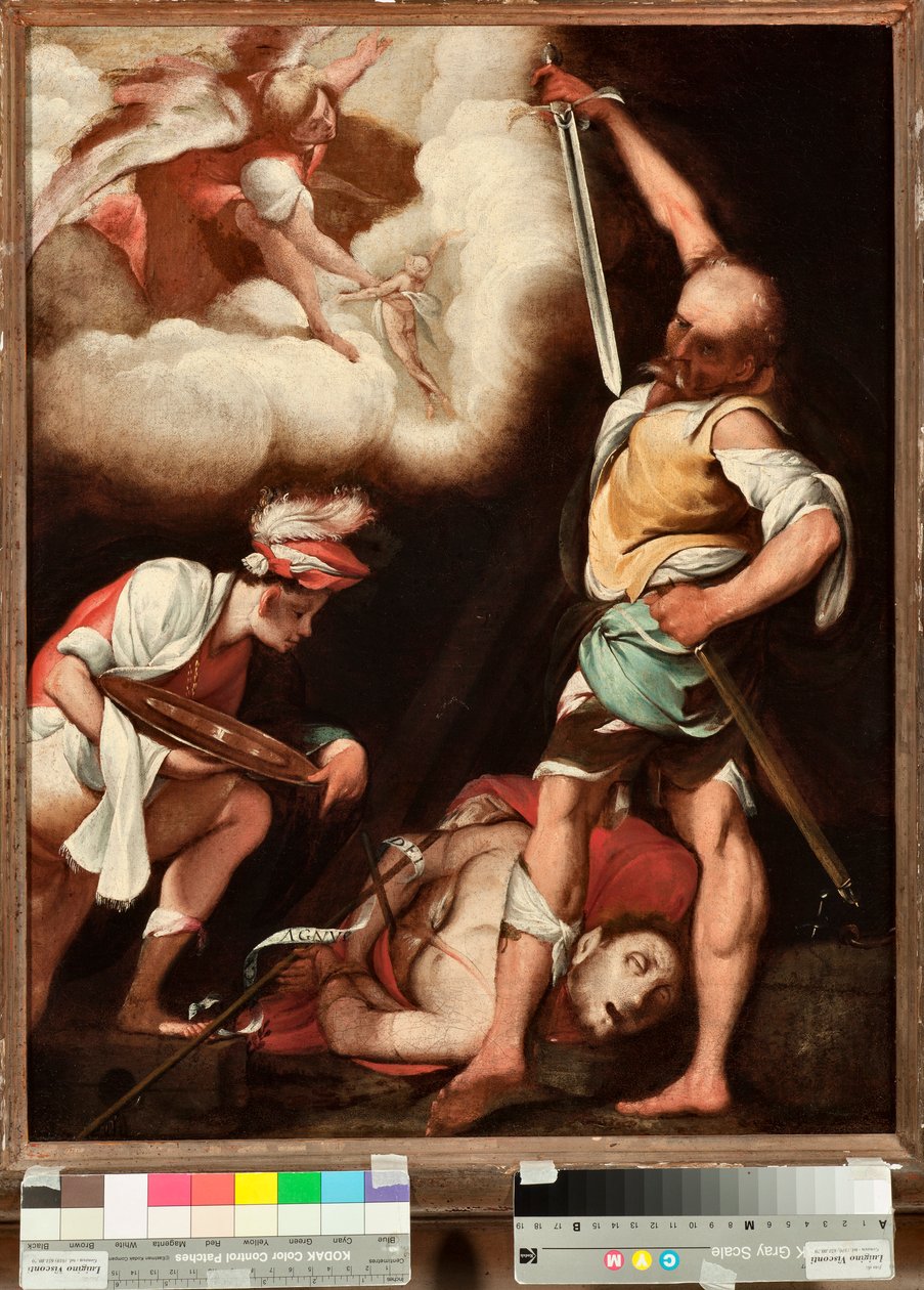 De onthoofding van Johannes de Doper (detail) door Giovanni Battista  Crespi