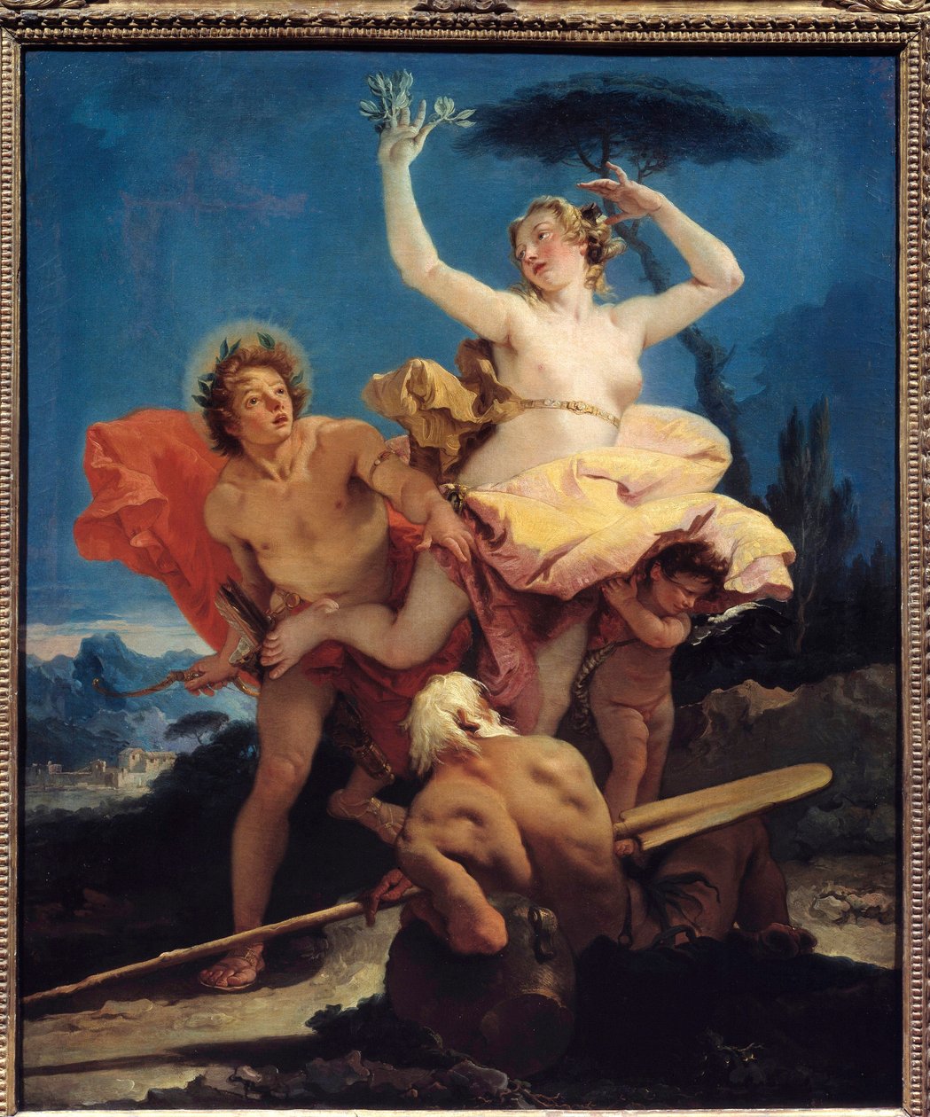 Apollo en Daphne door Giovanni Battista Tiepolo
