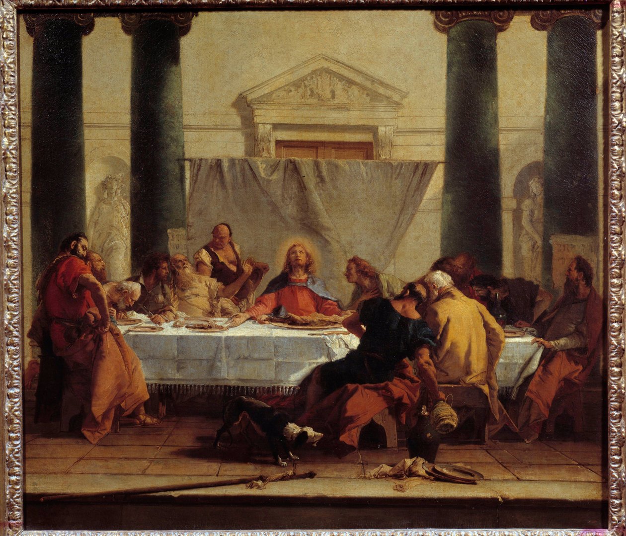 Het Laatste Avondmaal door Giovanni Battista Tiepolo