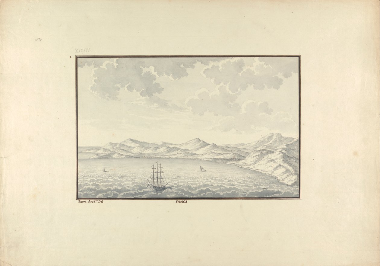 Samos door Giovanni Battista Borra