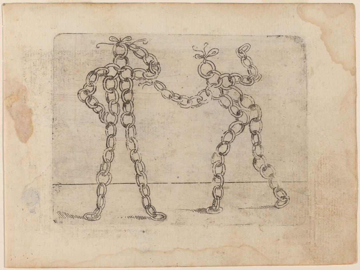 Uit "Bizzarie di varie Figure" door Giovanni Battista Bracelli