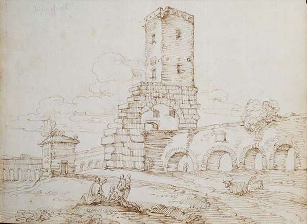 Figuren voor een aquaduct door Giovanni Battista Busiri