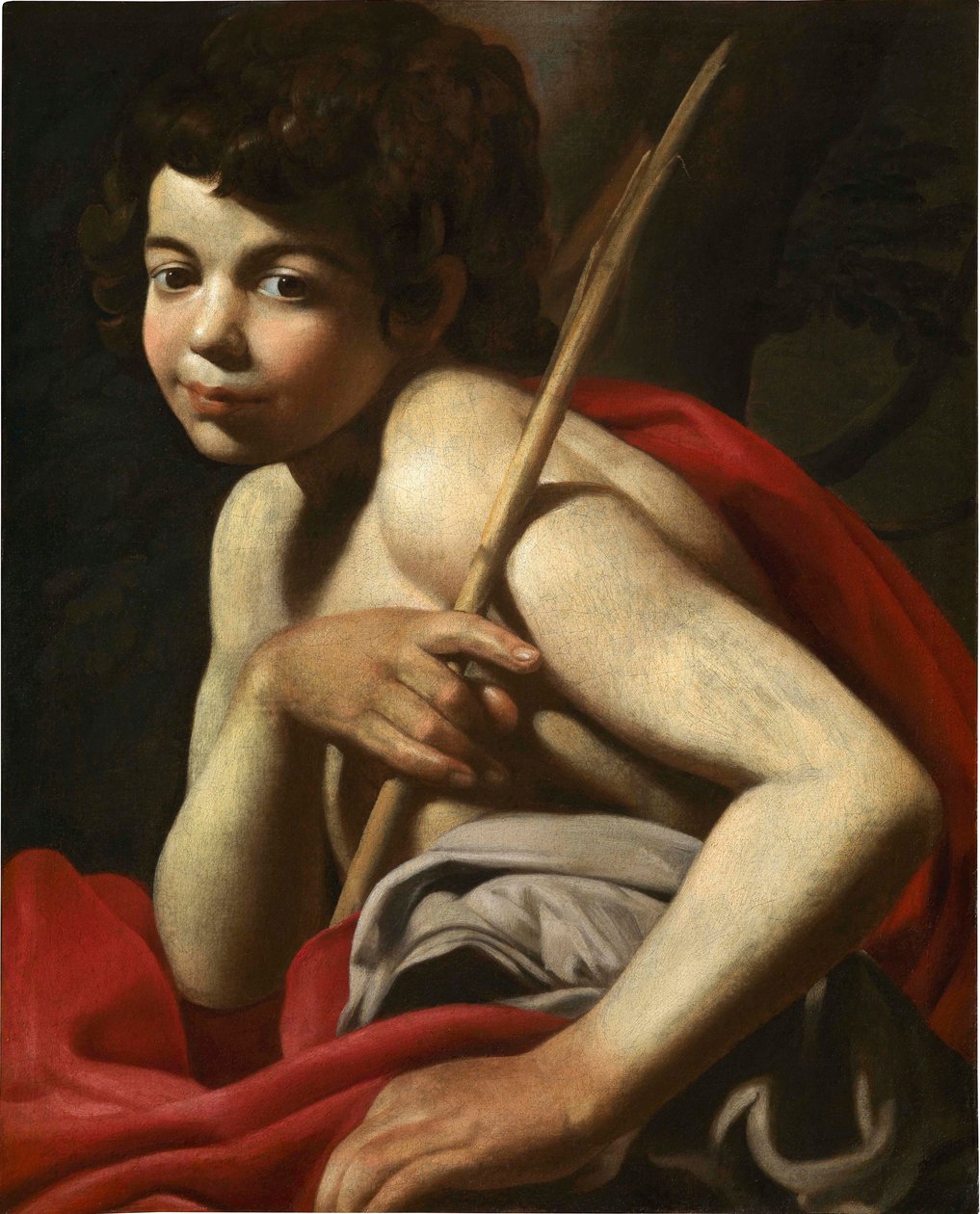 Sint Johannes de Doper als Jongen door Giovanni Battista Caracciolo