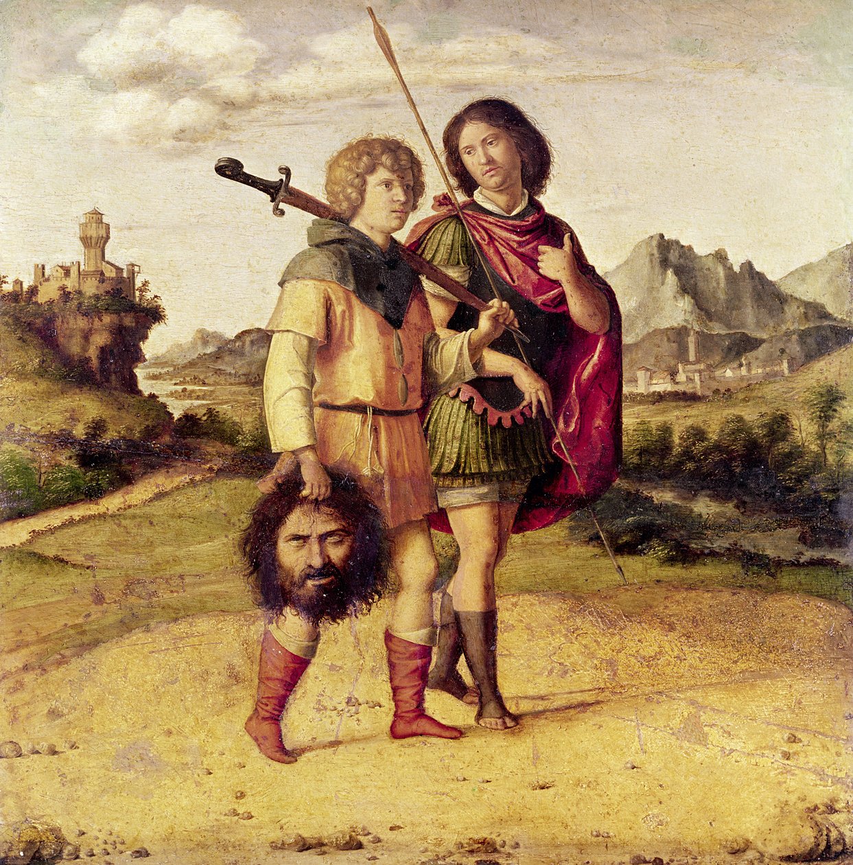 David en Jonathan door Giovanni Battista Cima da Conegliano