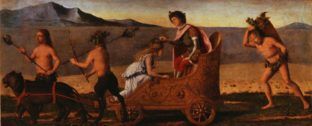Bruiloft van Bacchus en Ariadne door Giovanni Battista Cima da Conegliano
