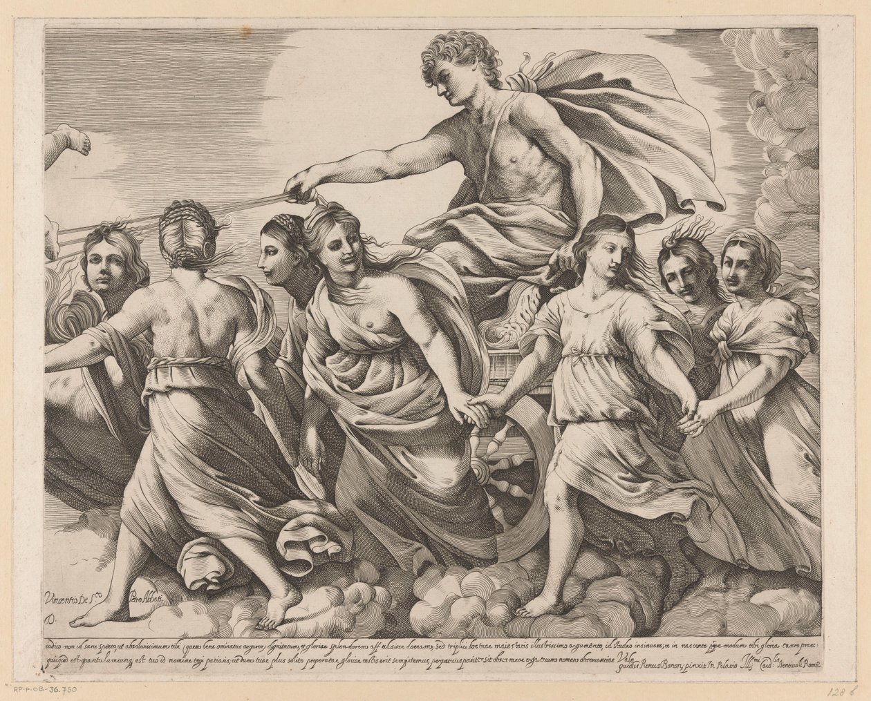 Apollo en Aurora (rechterdeel) door Giovanni Battista Pasqualini