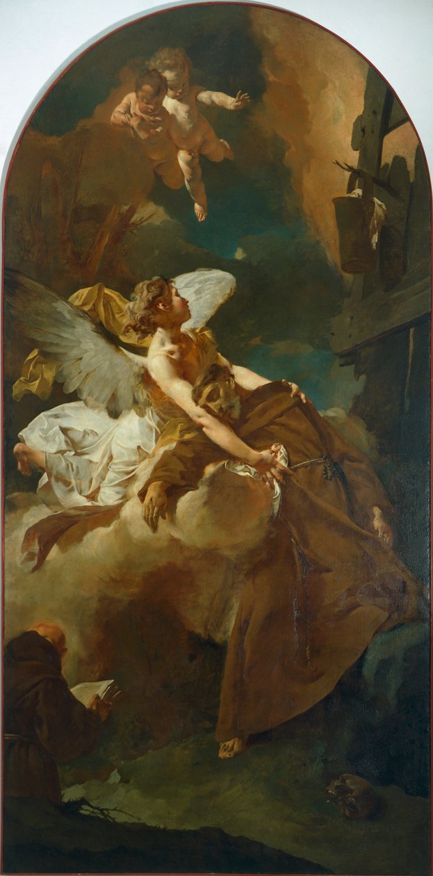 De extase van St. Franciscus, door Giovanni Battista Piazzetta door Giovanni Battista Piazzetta