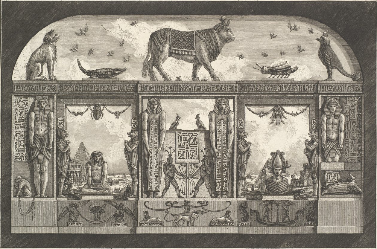 Oud-Egyptisch ornament, 1769 door Giovanni Battista Piranesi
