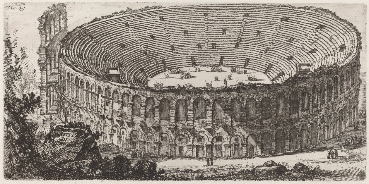 Amfitheater van Verona door Giovanni Battista Piranesi