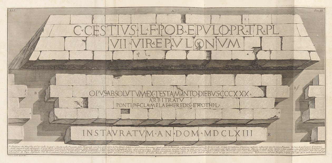 Antichità romane (Romeinse Oudheden), vol. III door Giovanni Battista Piranesi
