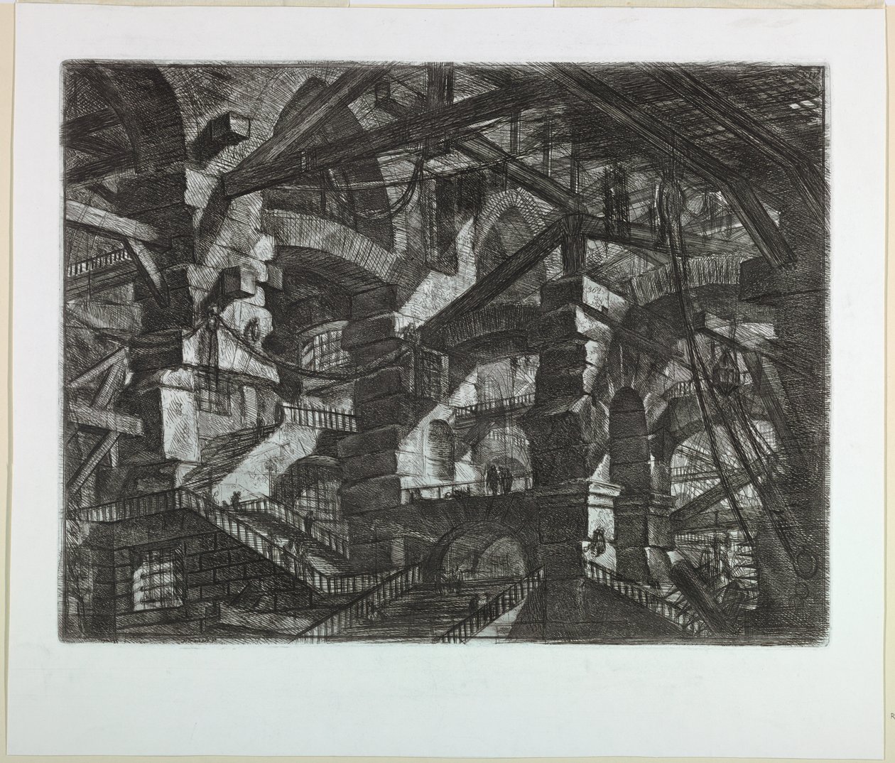 Carceri Serie, Plaat XIV door Giovanni Battista Piranesi