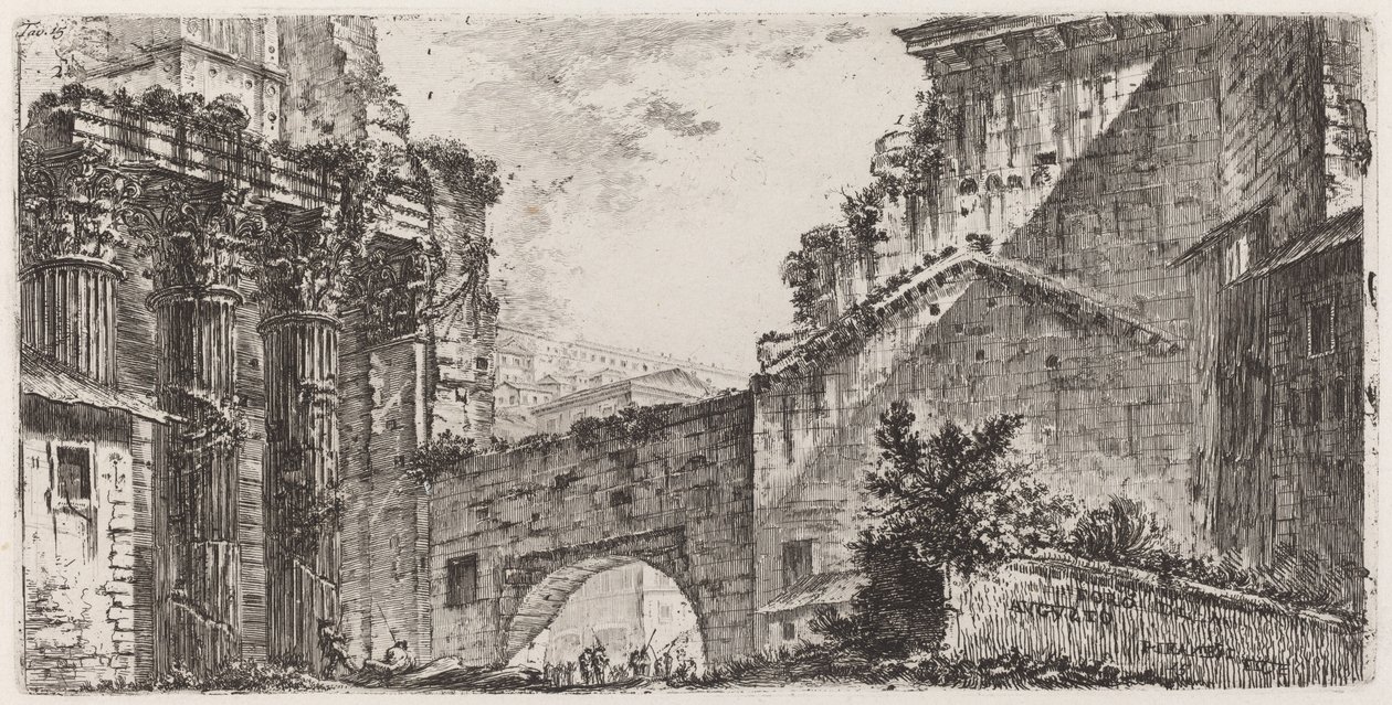 Voor di Augusto door Giovanni Battista Piranesi