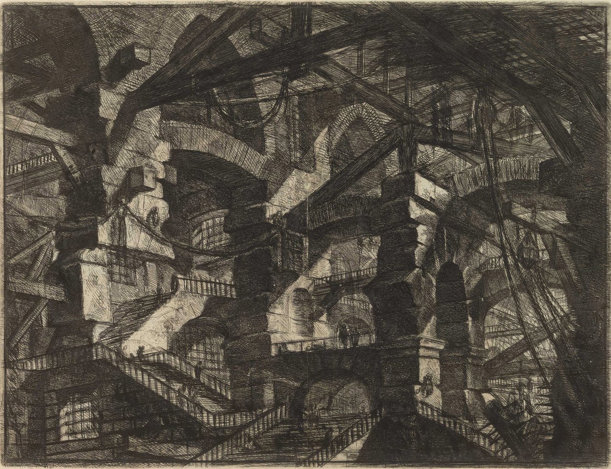 Uit de serie De Denkbeeldige Gevangenissen (Le Carceri d