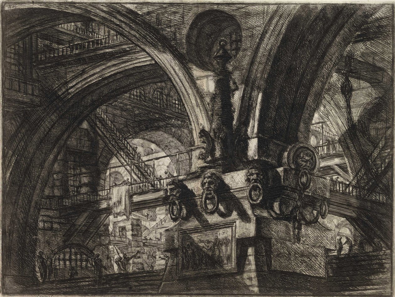Uit de serie De denkbeeldige gevangenissen (Le Carceri d