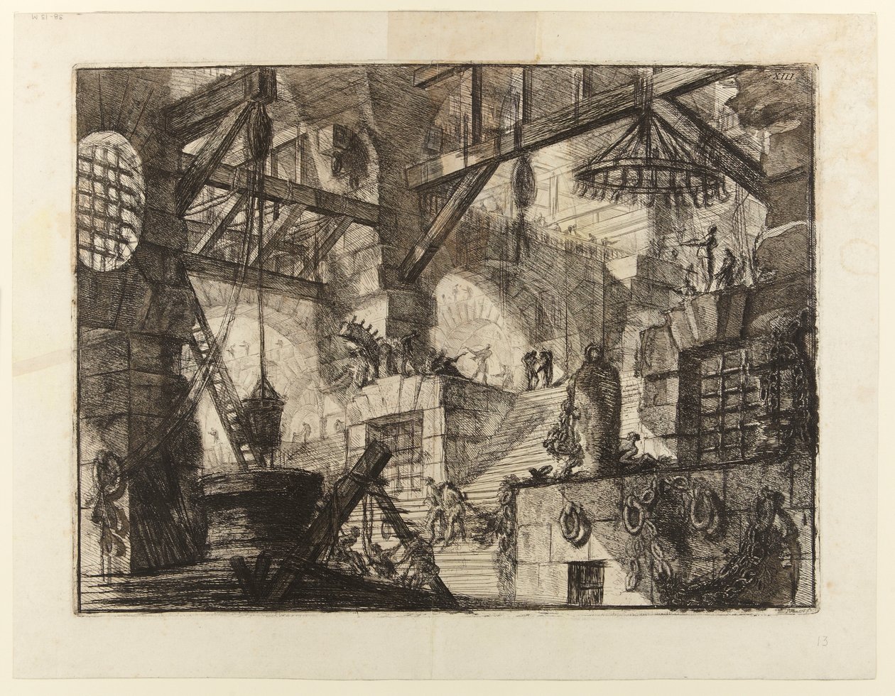 De Gevangenissen van de Uitvinding, plaat XIII: De Bron door Giovanni Battista Piranesi