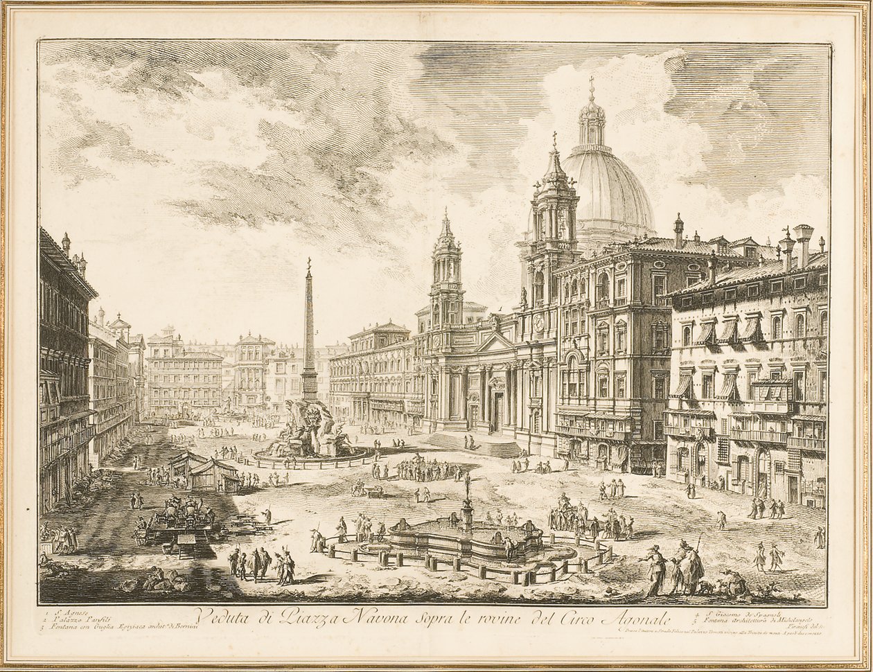 Piazza Navona, plaat uit 