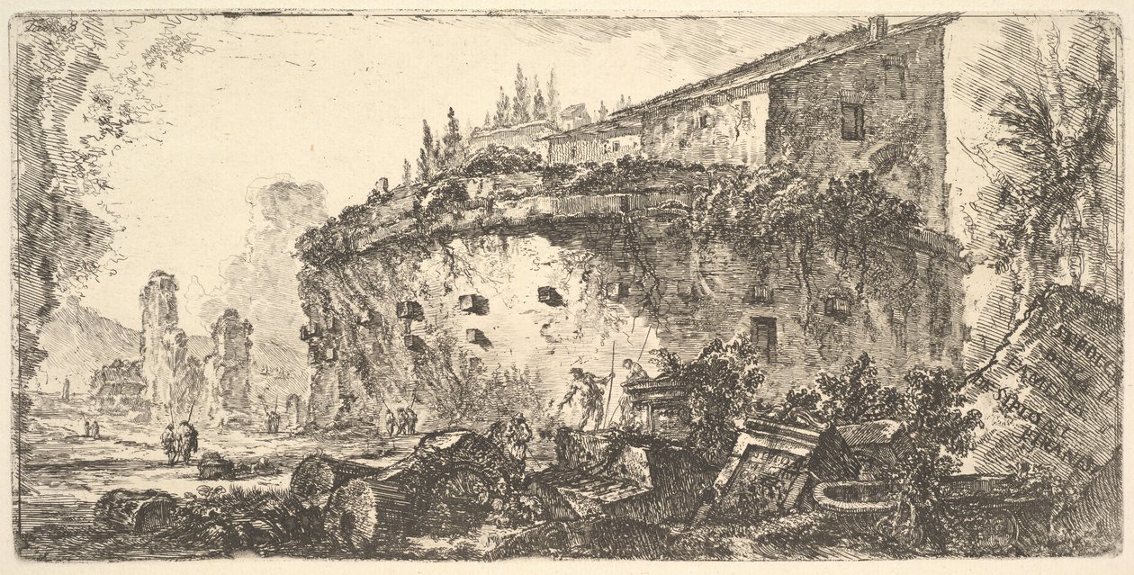 Graf van de Scipios Sepolcro della famiglia de Scipioni, ca. 1748 door Giovanni Battista Piranesi