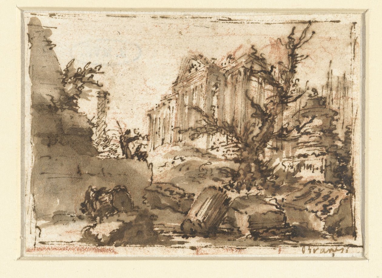 Romeinse ruïnes door Giovanni Battista Piranesi