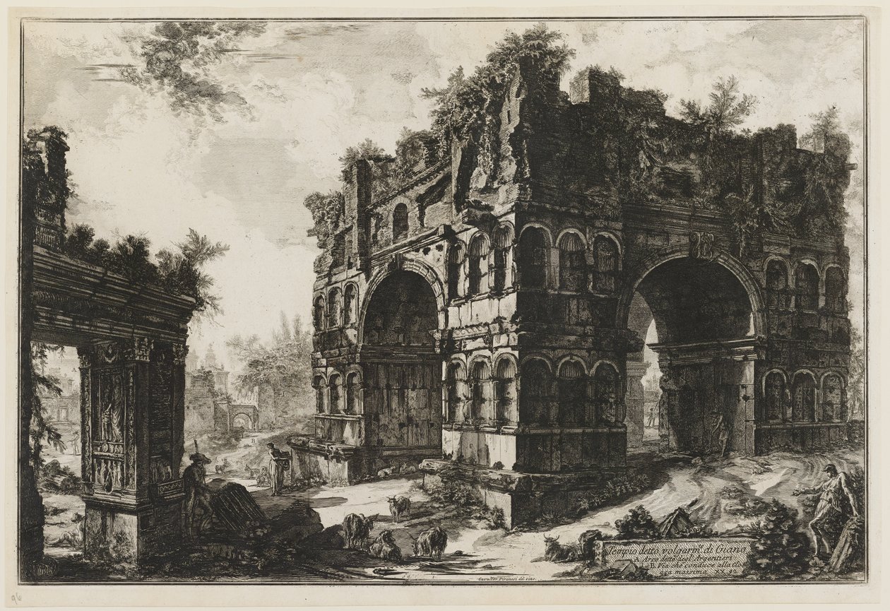 Tempel van Janus door Giovanni Battista Piranesi