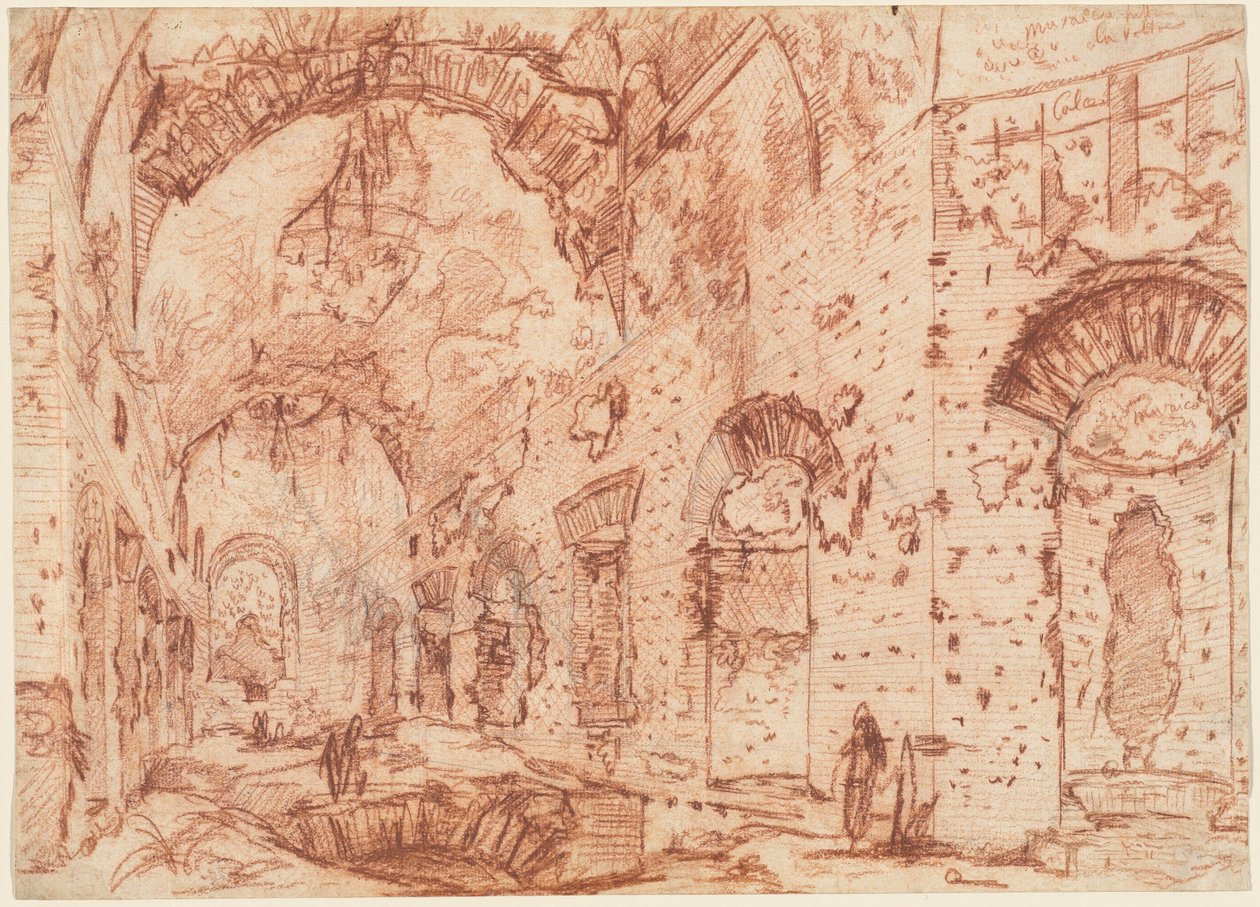 De "Canopus" van de Villa Adriana in Tivoli door Giovanni Battista Piranesi