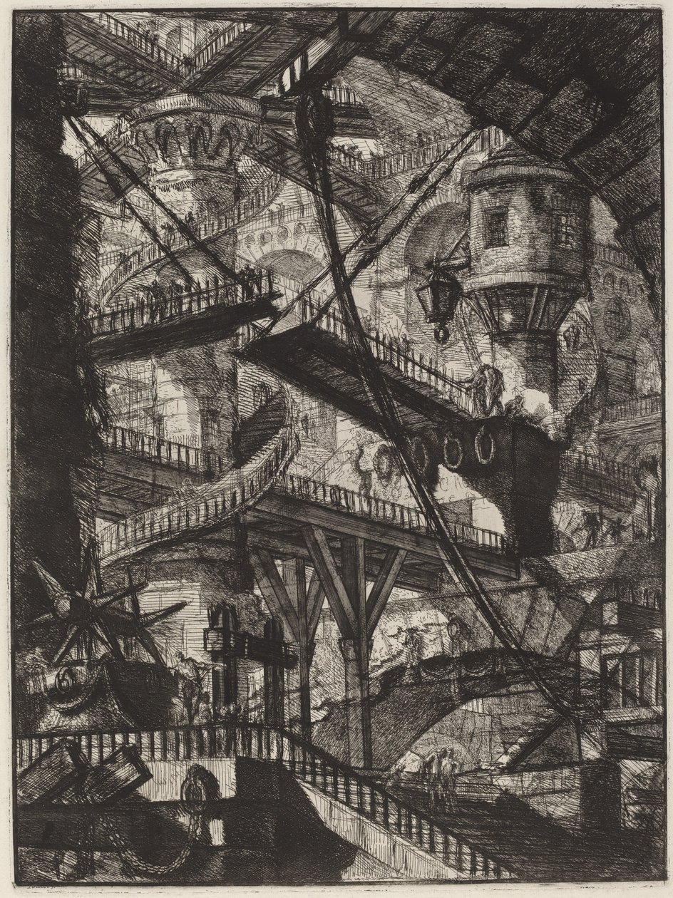De Ophaalbrug door Giovanni Battista Piranesi