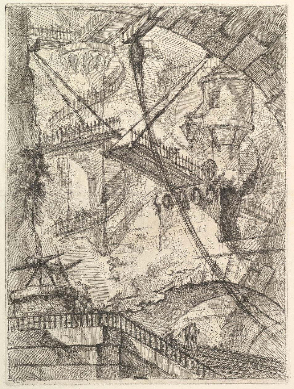 De ophaalbrug, uit Carceri d