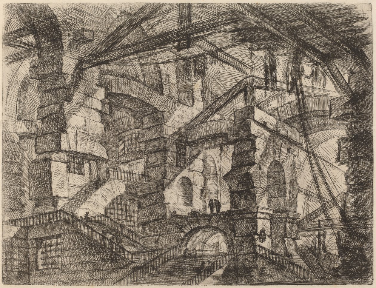 De gotische boog door Giovanni Battista Piranesi