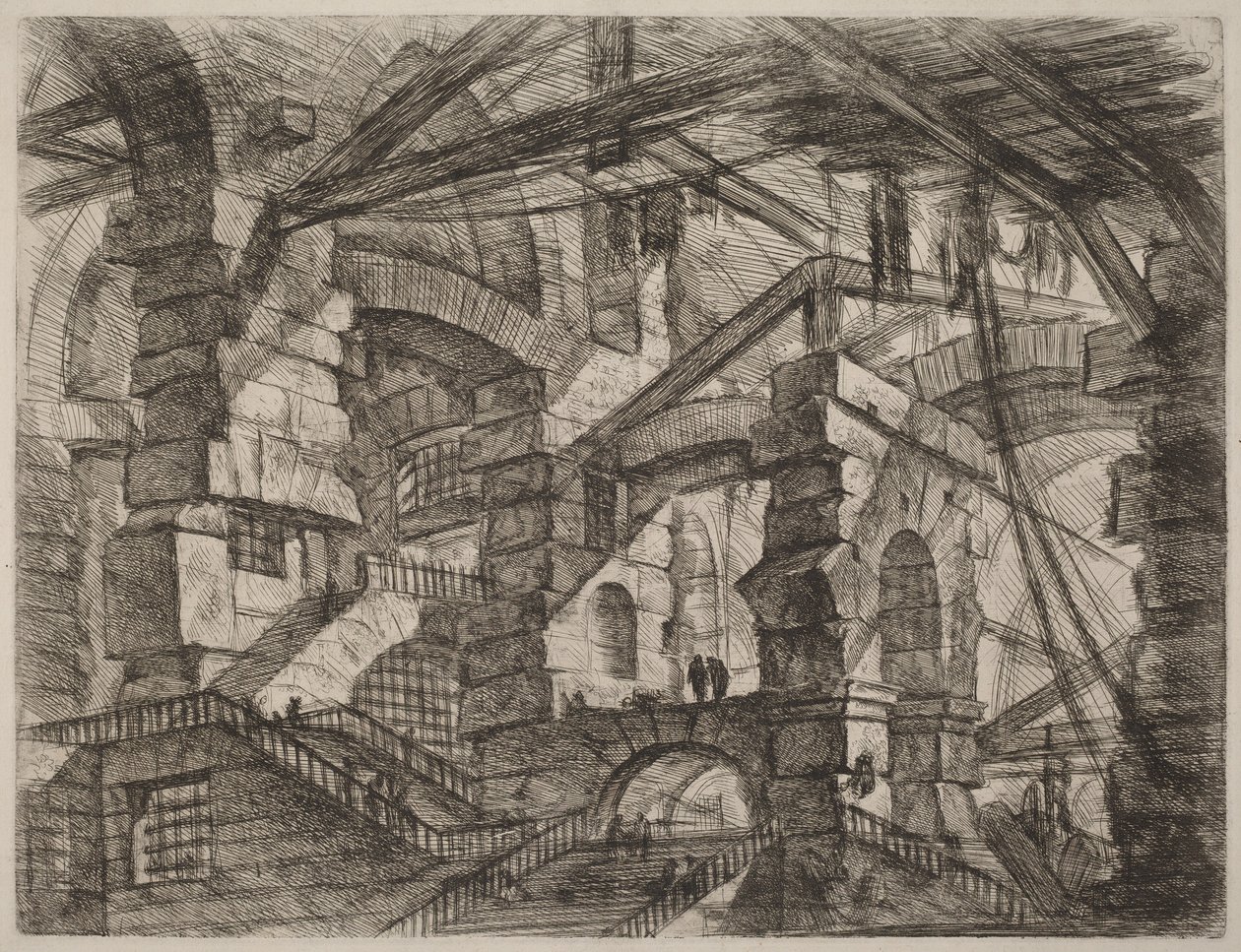 De gotische boog door Giovanni Battista Piranesi
