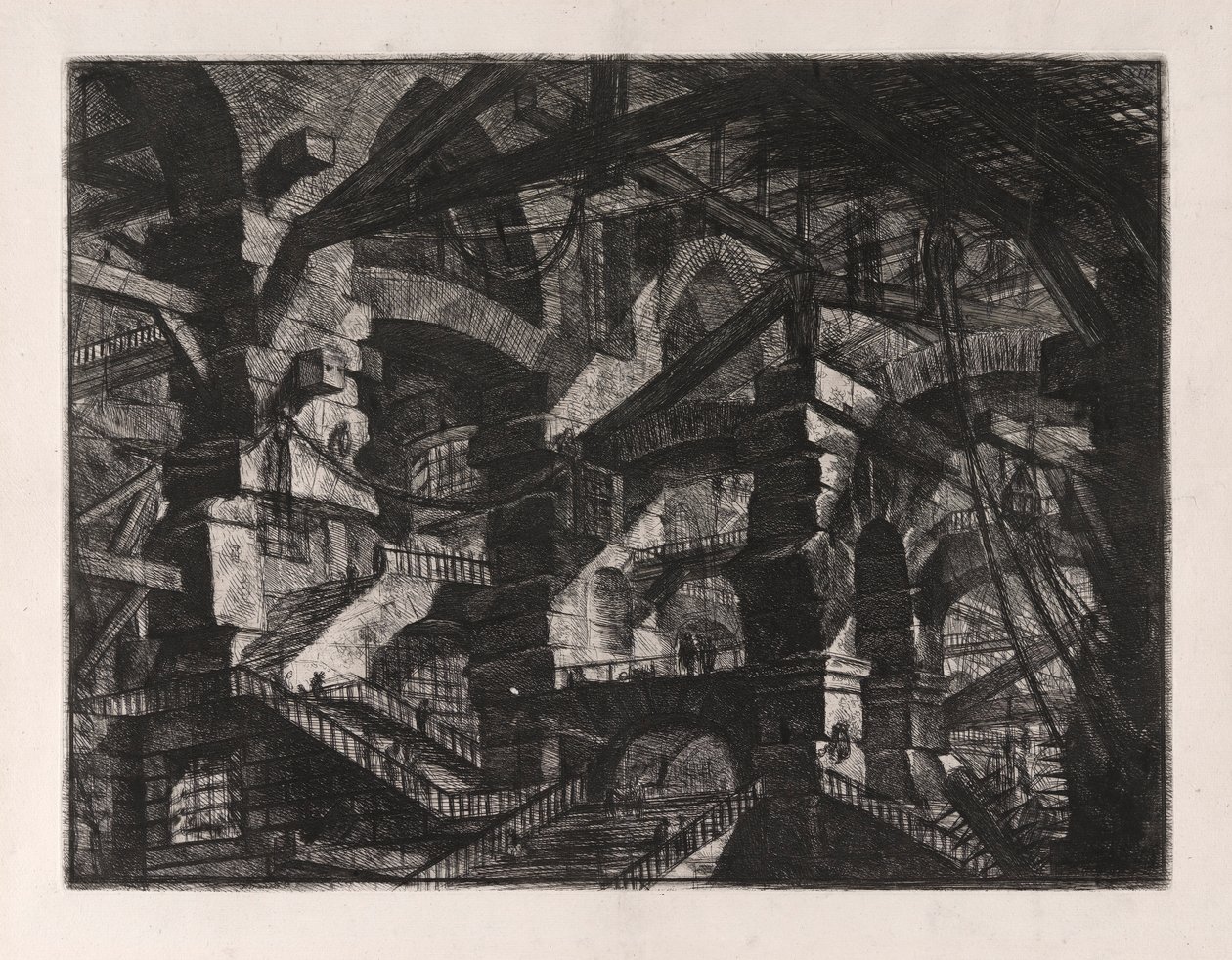 De Gotische Boog, plaat 14 uit Carceri door Giovanni Battista Piranesi