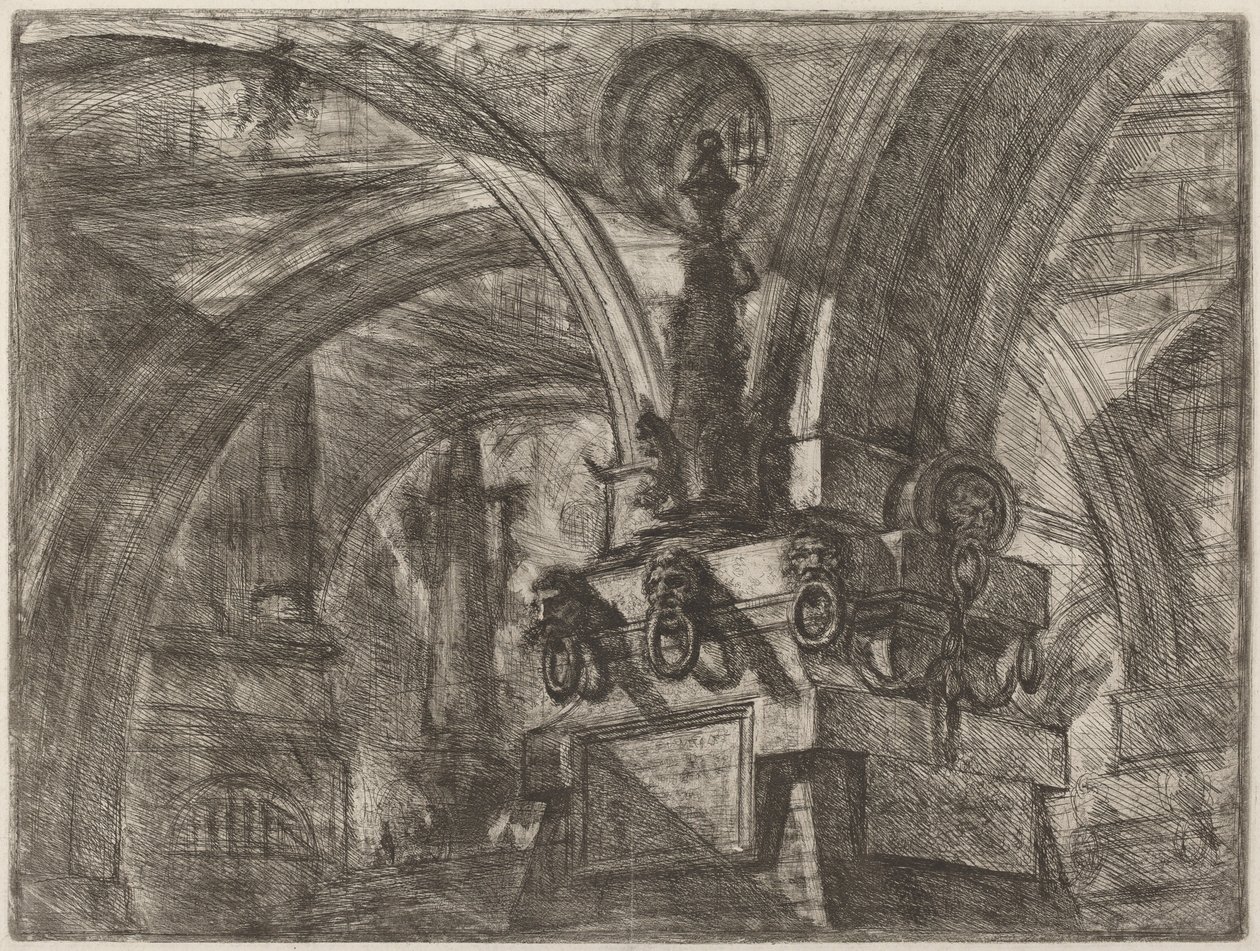 De Pier met een Lamp door Giovanni Battista Piranesi