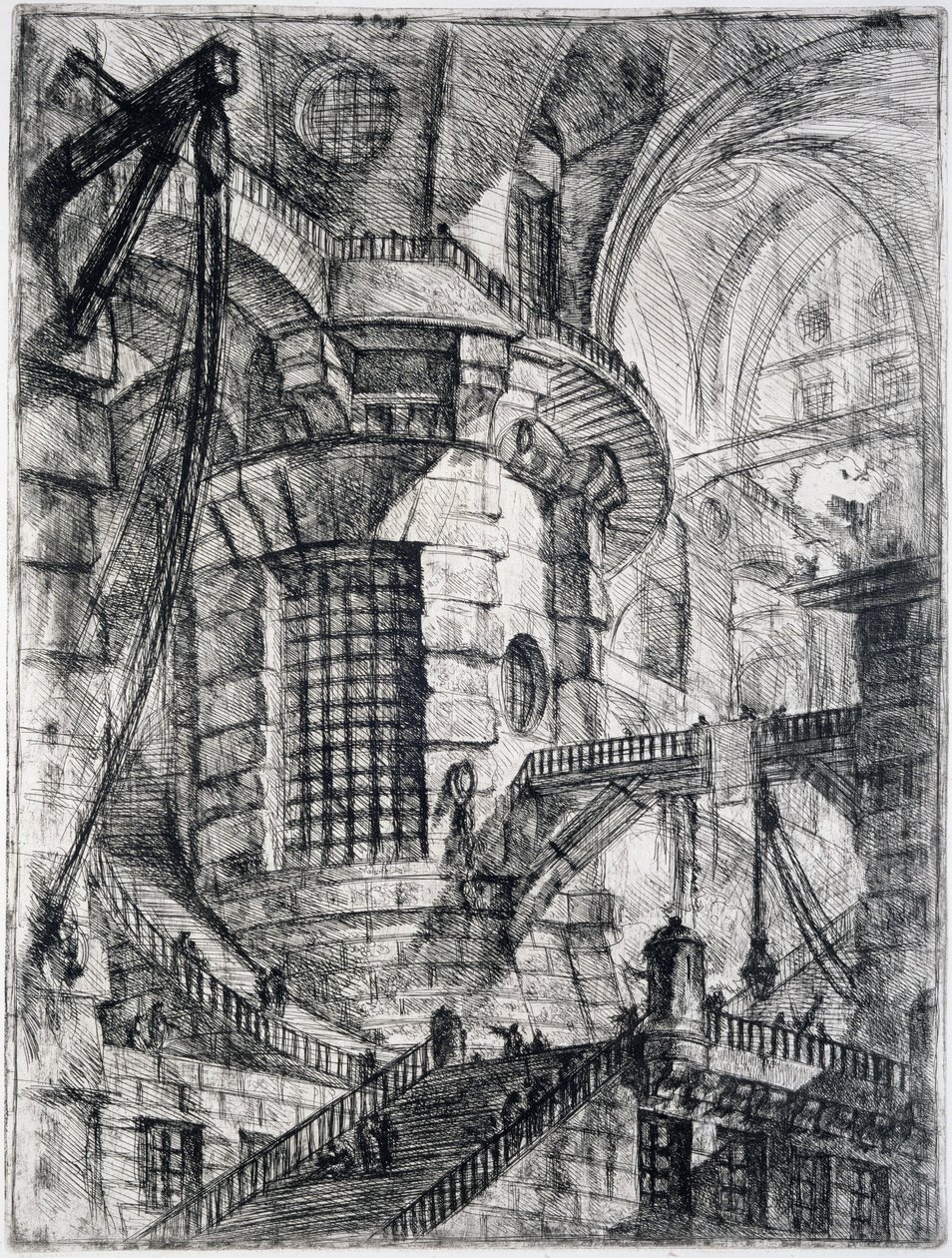 De Ronde Toren, plaat III uit Carceri d