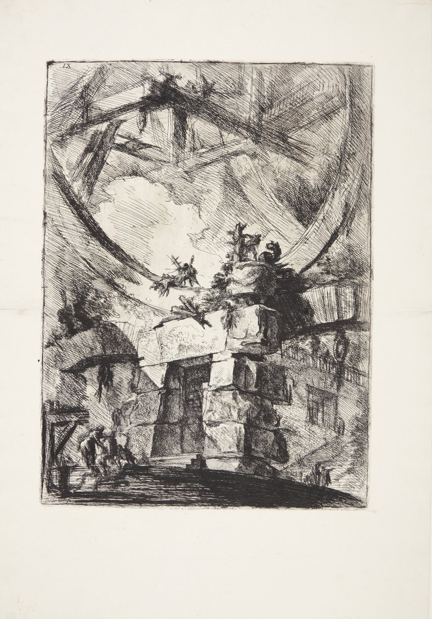 Het reuzenrad door Giovanni Battista Piranesi