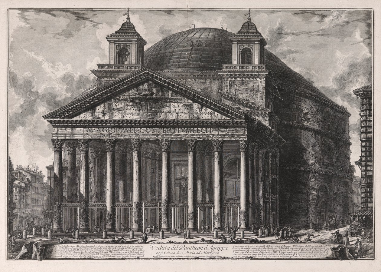 Veduta del Pantheon door Giovanni Battista Piranesi