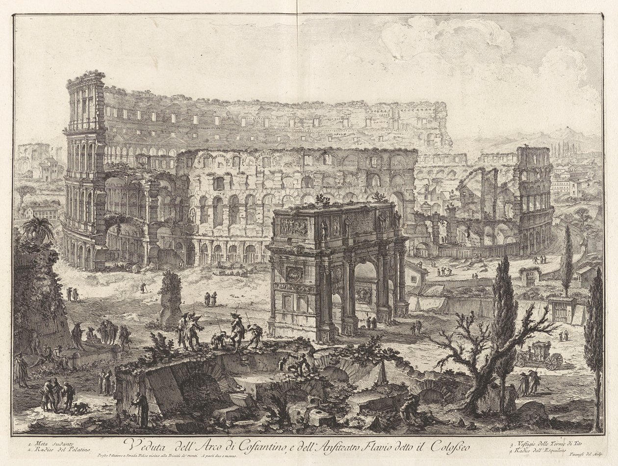 Veduta dell door Giovanni Battista Piranesi