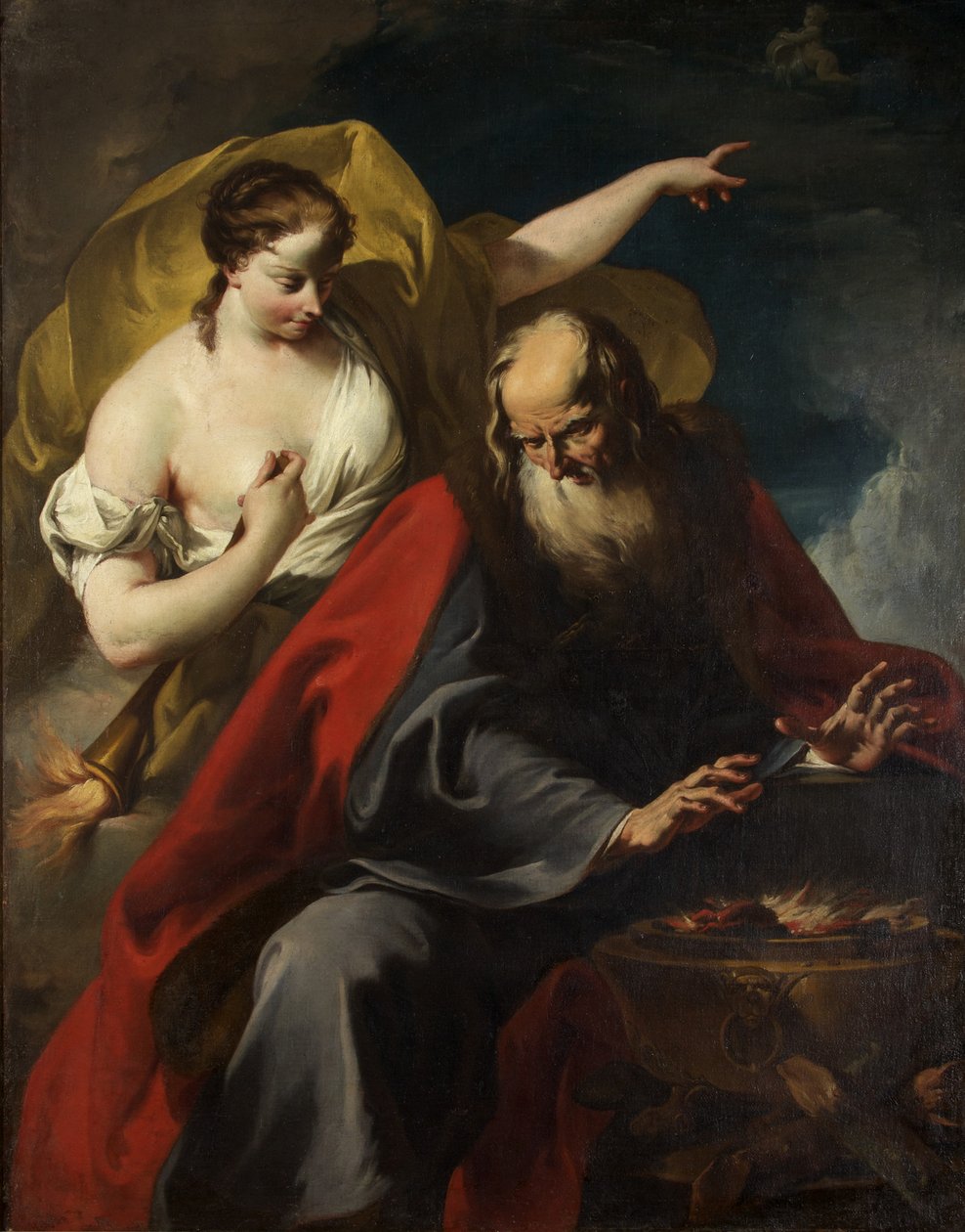 Allegorie van winter en zomer, c.1720 door Giovanni Battista Pittoni